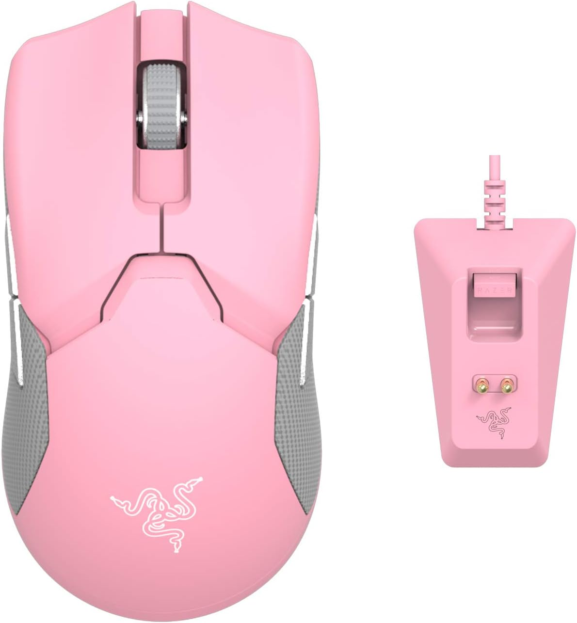 Razer Viper Ultimate Mouse & Dock - Quartz Pink Razer Viper Ultimate Mouse & Dock - Quartz Pink